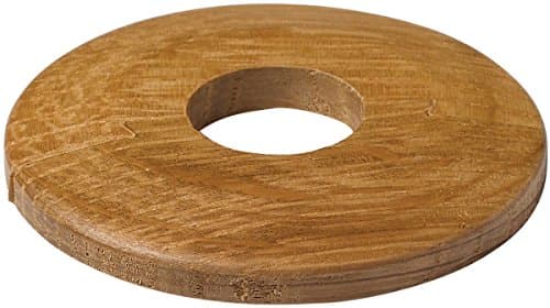 Image of Ideal Standard Pack of 2 x (Medium) Solid Oak Pipe covers available in Light, Medium or Dark