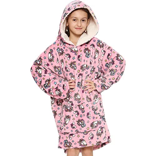Image of A2Z 4 Kids Oversized Hoodie Snuggle Blanket - Snuggle 951 Unicorn One Size