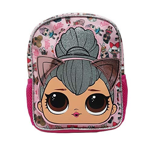 Image of 3D Face 10" Small L.O.L Backpack
