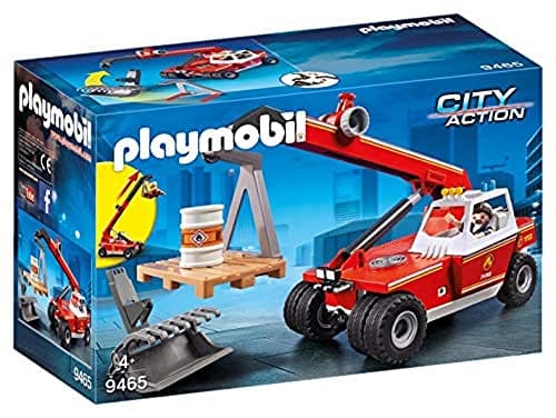 Image of Playmobil City Action 9465 Fire Crane, For Children Ages 5+