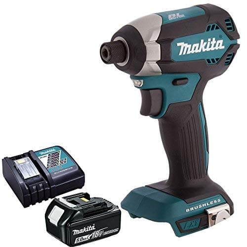 Image of Makita DTD153Z 18V Cordless Brushless Impact Driver with 1 x 5.0Ah BL1850 Battery & DC18RC Charger