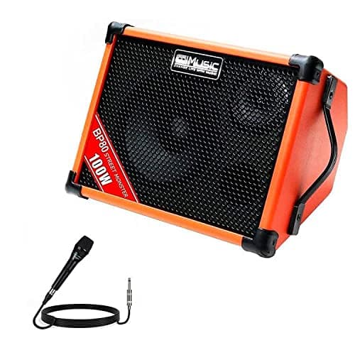 Image of Coolmusic BP80 100W Outdoor Bluetooth Speaker with Rechargeable Battery, Radio, AUX Input, Microphone and USB Charging Port
