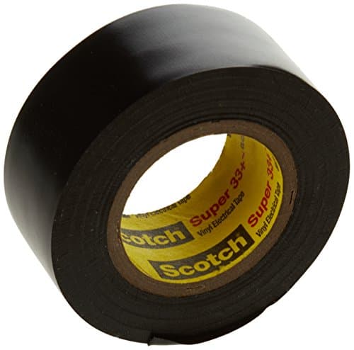 Image of 3 M Scotch Super 33 80020 80610833800 Electrical Insulation Tape - Black - 19MM x 6,1M