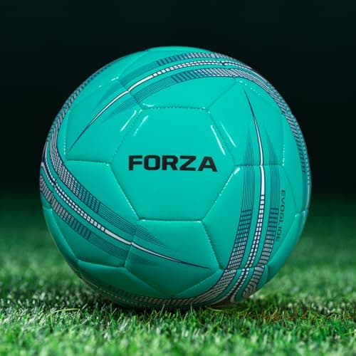 Image of FORZA Mini Skills Football – Size 1 Training Ball for Kids & Adults – Durable PVC Mini Football for Indoor & Outdoor Use (Pack of 1, Turquoise)