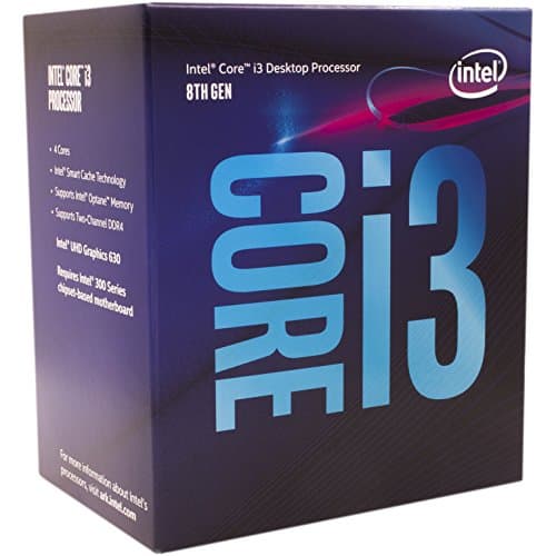 Image of Intel Core i3-8300 Desktop Processor 6 Cores up to 3.7 GHz LGA 1151 300 Series 91W, BX80684I38300