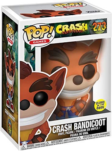 Image of Funko Crash Bandicoot Glows in The Dark Figurine, Multicoloured, 25646