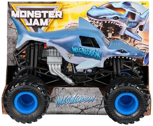 Image of Monster Jam, 1-24 Scale Megalodon Monster Truck, Collector Die-Cast Vehicle