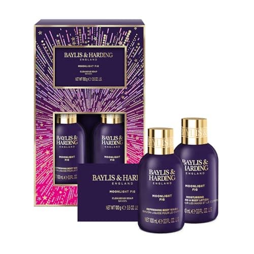 Image of Baylis & Harding Moonlight Fig Make Me Sparkle Bathing Gift Set - Vegan Friendly (Pack of 1)