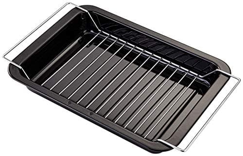 Image of Judge Ovenware, 39 x 25 x 5cm Grill Tray with Rack, Enamel, Granite