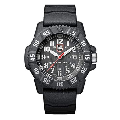 Image of Luminox Master Carbon Seal XS.3801.L Mens Watch 46mm - Dive Watch in Black Date Function 300m Water Resistant Sapphire Glass