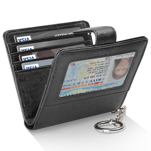 Image of FurArt Bifold Wallet for Women with 9 Slots, RFID Blocking, ID Window, Compact Card Holder Wallet