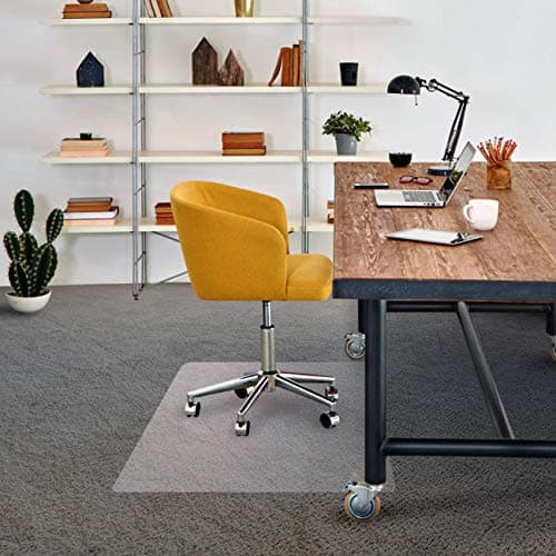 Image of Cleartex Advantagemat, Chair Mat for Low Pile Carpet, Clear, Rectangular, 120 x 150 cm (FC1115225EV)