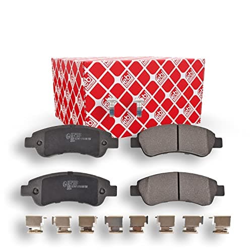 Image of febi bilstein 16814 Brake Pad Set with fastening material, 1 unit