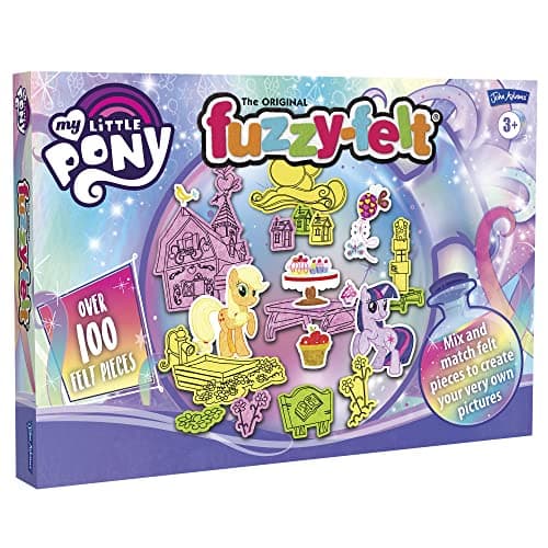 Image of John Adams | Fuzzy-Felt - My Little Pony Activity Set: Mix and match felt pieces to create your very own pictures| Preschool toy| Ages 3+