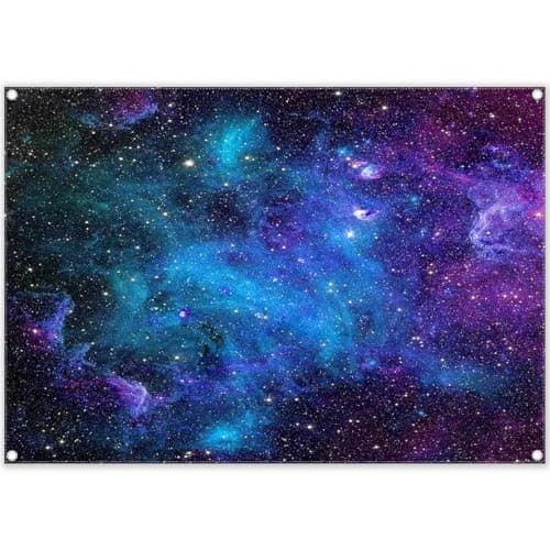 Image of Luminora Polyester Fabric 7x5ft Galaxy Star Backdrop Starry Night Sky Universe Space Photography Background Boy Girl Birthday Party Decorations Tapestry Photo Banner Props