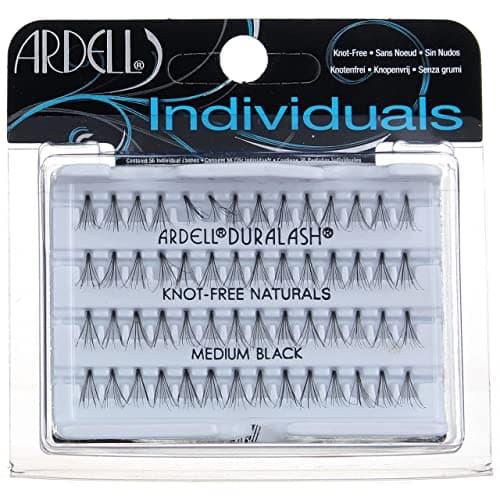 Image of Ardell Individuals Duralash Naturals Knot Free Flares Medium Black "Contain 56 Individual Lashes"