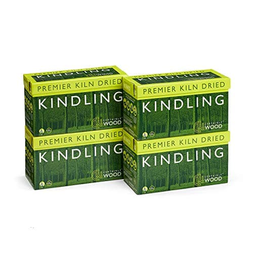 Image of Certainly Wood Kindling - Kiln Dried Natural Firelighters for Woodburning Stove Open Fire Bbq Pizza Oven Fireplace Chimenea Barbecue Firepit - 2.5kg Firewood Sticks for Lighting Hard Log Charcoal Coal
