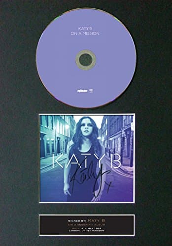 Image of KAY B On a Mission Signed Autograph Mounted Cd Album Cover Record Reproduction PRINT A4 Rare Perfect Birthday (297 x 210mm) #2 (Not Framed)