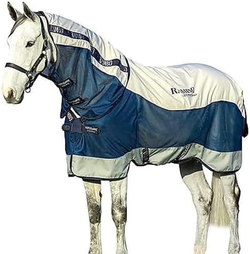 Image of Horseware® Rambo® Summer Series Turnout with Disc Front Closure (0g Outer with 100g Liner)