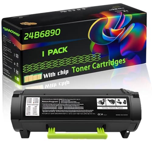 Image of 24B6890 Compatible for Lexmark Toner Cartridges M3250 XM3250 Printers, High Yield Alternatives Reliable Printing (Black)