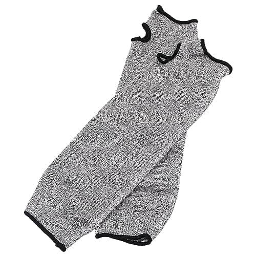 Image of Tiardey 1Pair Cut Resistant Sleeves Level 5 Arm Protectors for Gardening Yard Farm Building