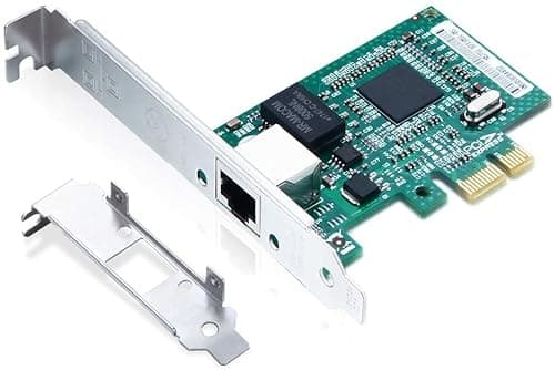 Image of ipolex 1.25G Ethernet Network Card, 1x RJ45+ Port, 10GbE NIC with Broadcom BCM5751 Controller, Support Windows Server/Windows/Linux/VMware (Not Support VMware ESXi 7.0, Mac OS)