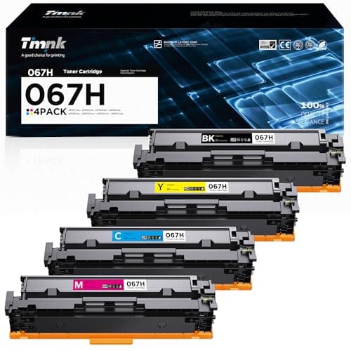 Image of Timink 067H CRG-067H 067 Toner Cartridges with Chip Replacement for Canon i-SENSYS MF655CDW MF655CW MF657CDW MF657CW MF651CW MF653CW MF654CW MF656CDW LBP633CDW LBP631CW LBP632CDW (4-Pack)