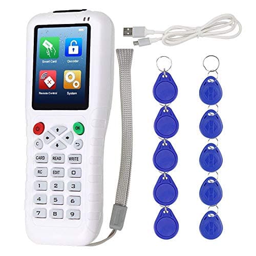 Image of KDL Super Universal Smart Card Reader Writer RFID Duplicator 13.56 IC/ID Card Reader Writer Cloner 125KHz Programmer Copier Multi Frequency T5577 UID Rewritable Key fob USB
