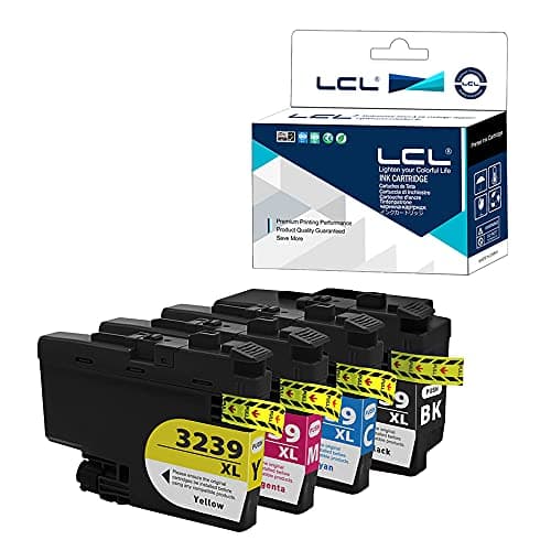 Image of LCL LC3239 LC3237 High Capacity Ink Cartridge Replacement for Brother LC-3239 LC3239 XL LC3239XL LC-3239XLBK LC-3239XLC LC-3239XLM LC-3239XLY for MFC-J5945DW MFC-J6945DW MFC-J6947DW HL-J6000DW (4PK)