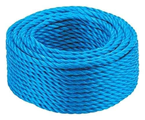 Image of Draper 22604 Polypropylene Rope, 10m x 12mm, Blue