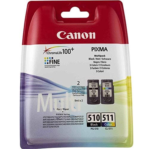 Image of Canon 2970B010AA Inkjet Cartridge, Multipack- CL511+PG510