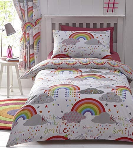 Image of Clouds and Rainbows Bedding Bed Set