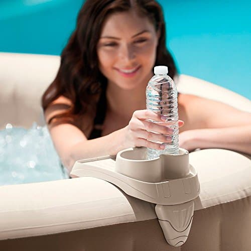 Image of Intex PureSpa Beige ABS/Plastic/Polypropylene Cup Holder