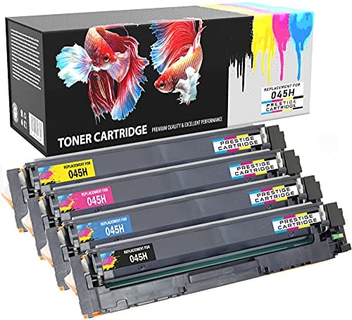 Image of Set of 4 Compatible 045H Laser Toner Cartridges for Canon i-Sensys MF633Cdw, MF635Cx, LBP613Cdw, MF631Cn, imageCLASS MF632Cdw, MF634Cdw, LBP612Cdw