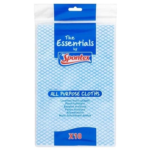Image of Spontex Economic All Purpose Cloths 10pk 50g