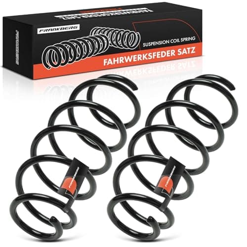 Image of Frankberg 2x Coil Spring Suspension Spring Front Compatible with 5008 0E 0U 2009-2017 3008 MPV 0U 2009-2016 Replace# 5002TQ,RA3359