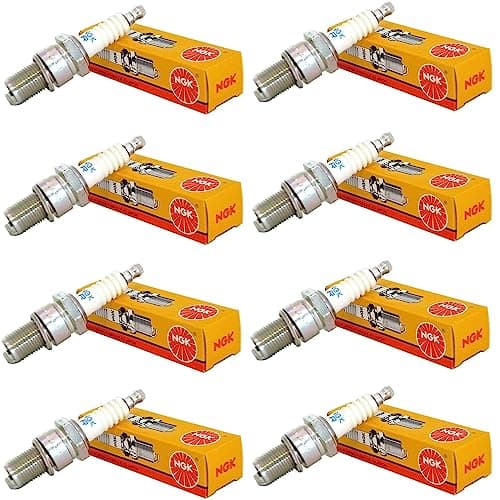 Image of NGK Spark Plug BKR5E 5938(7938) Pack of 8