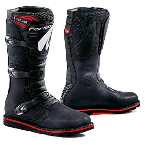 Image of Forma FORC3809948 Trial Boulder CE Approved Motorcycle Boots, Black, Size 48