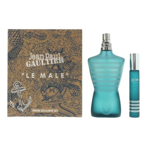 Image of Jean Paul Gaultier Le Male 2 Piece Gift Set: Eau de Toilette 125ml - Eau de Toil