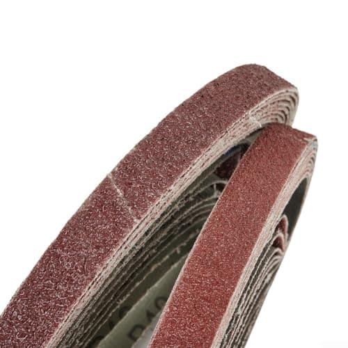Image of Premium Abrasive Sanding Belts 13x457 mm Pack of 60 for Black&Decker Power Files