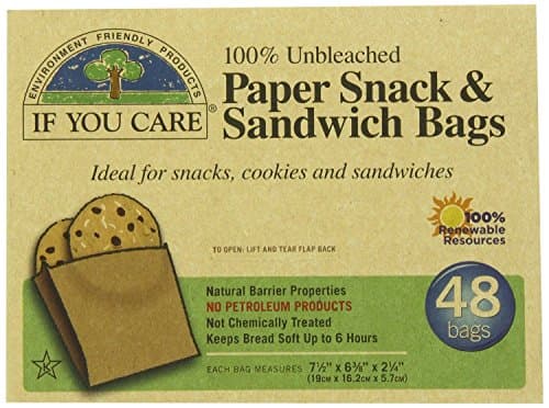 Image of If You Care - Sandwich Bags 48bag - Unbleached