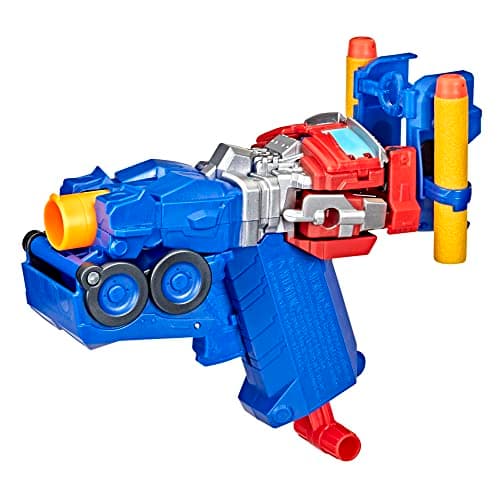 Image of Transformers 2-in-1 Optimus Prime Blaster for the Movie Rise of the Beasts, 6 Years and Above, 17.5 cm