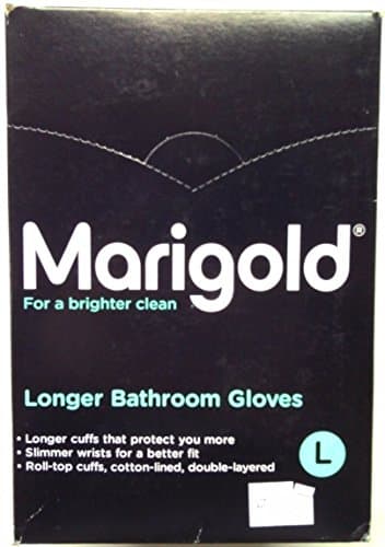 Image of Marigold Longer Bathroom Gloves Large 3 Pairs