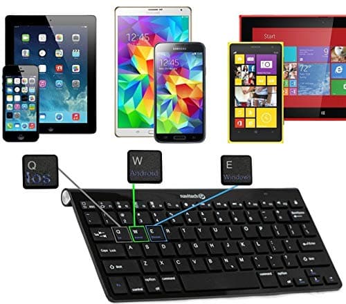 Image of Navitech Wireless Bluetooth Multi OS Keyboard Compatible With The ASUS Chromebook 9.7" Tablet CT100PA