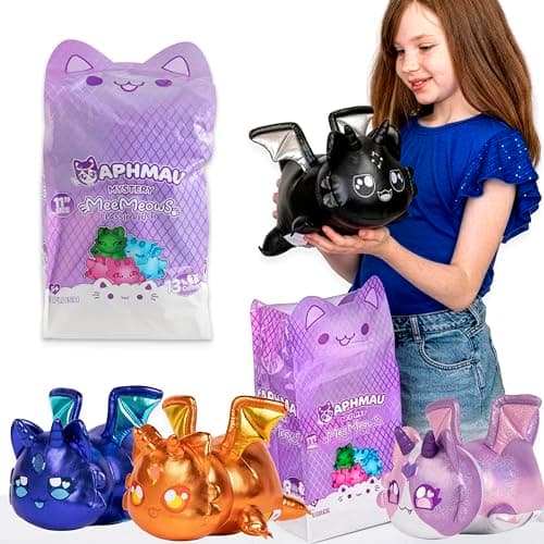 Image of Aphmau MeeMeows 11” Classic Mystery Plush, Dragon, Plush Mystery Box, Blind Box, 1 of 8 Possible Dragon MeeMeows, Official Merch
