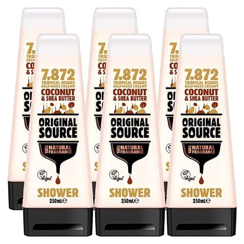 Image of Original Source Moisturising Coconut & Shea Butter Shower Gel 250ml (PACK OF 6)