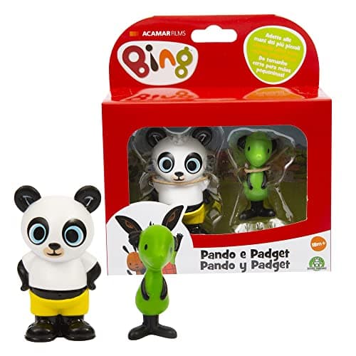 Image of Giochi Preziosi Bing BNG00L02 BNG00L02 Mini Figures, Pando and Padget Set of 2, Bright Colours and the Right Size for Toddlers Hands for Children from 18 Months