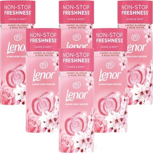 Image of 6x Lenor In-Wash Scent Booster - Cherry Blossom & Rose Water - 176g