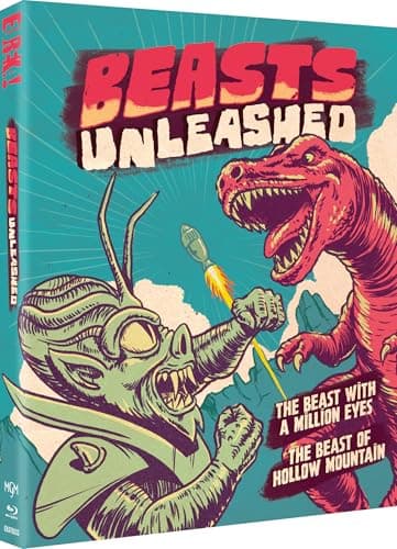 Image of BEASTS UNLEASHED: THE BEAST WITH A MILLION EYES / THE BEAST OF HOLLOW MOUNTAIN (Eureka Classics) Limited Edition Blu-ray