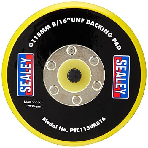 Image of Sealey PTC115VA516 Hook & Loop Backing Pad Ø115mm 5/16"UNF